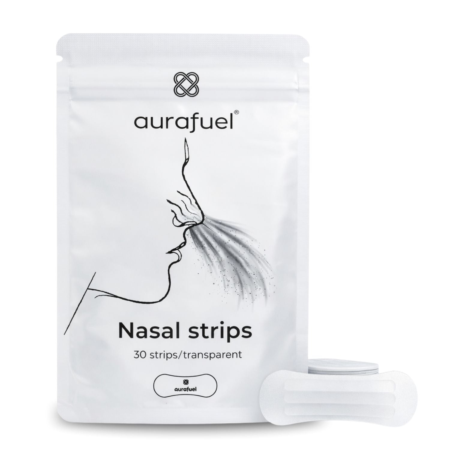 Nasal strips transparent