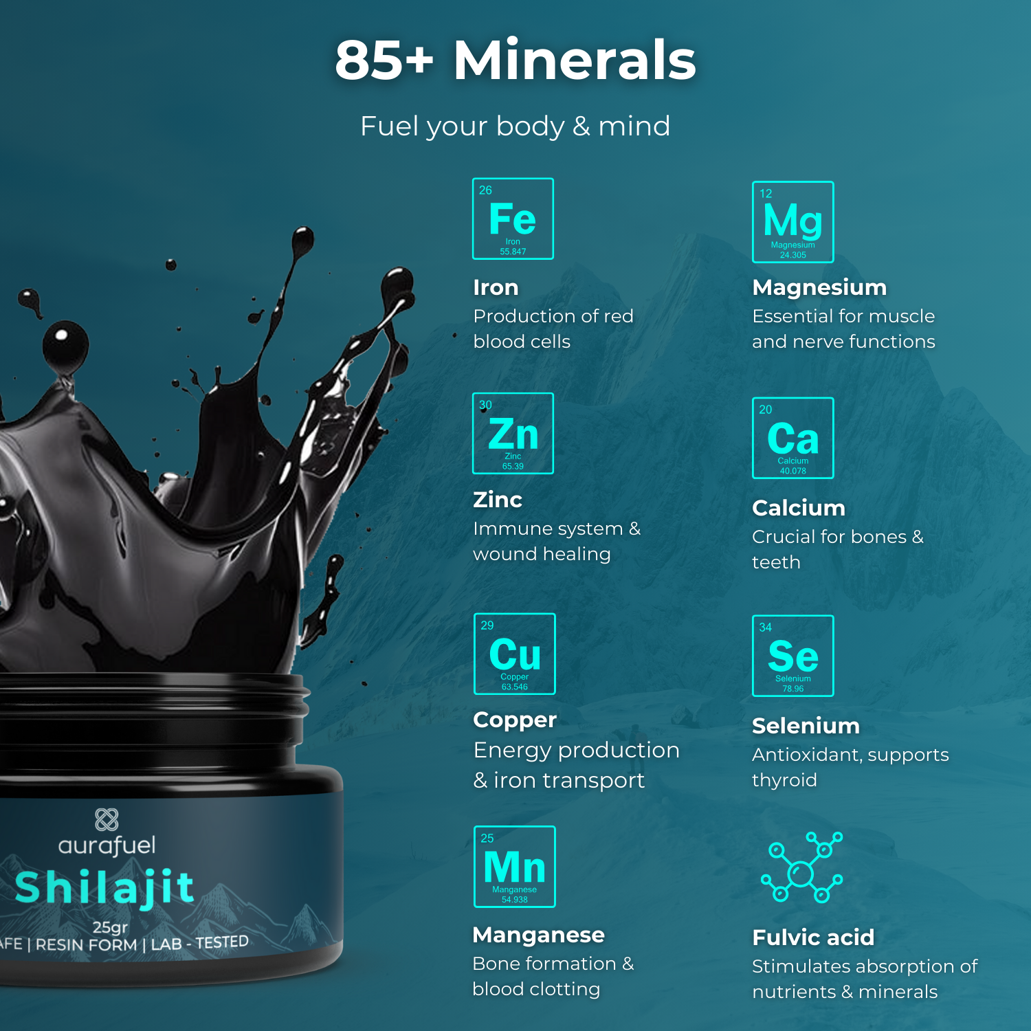 Shilajit Premium - 100% rein & authentisch - 25 g