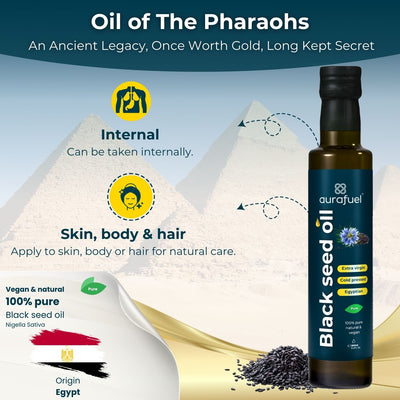 Zwarte komijn nigella sativa zaad olie - Egypte