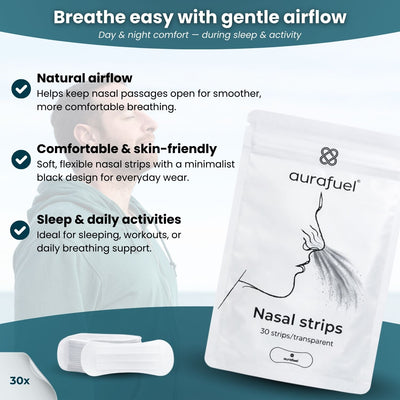 Nasal strips transparent