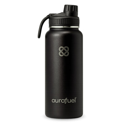 Stainless Steel Drink Bottle - Black