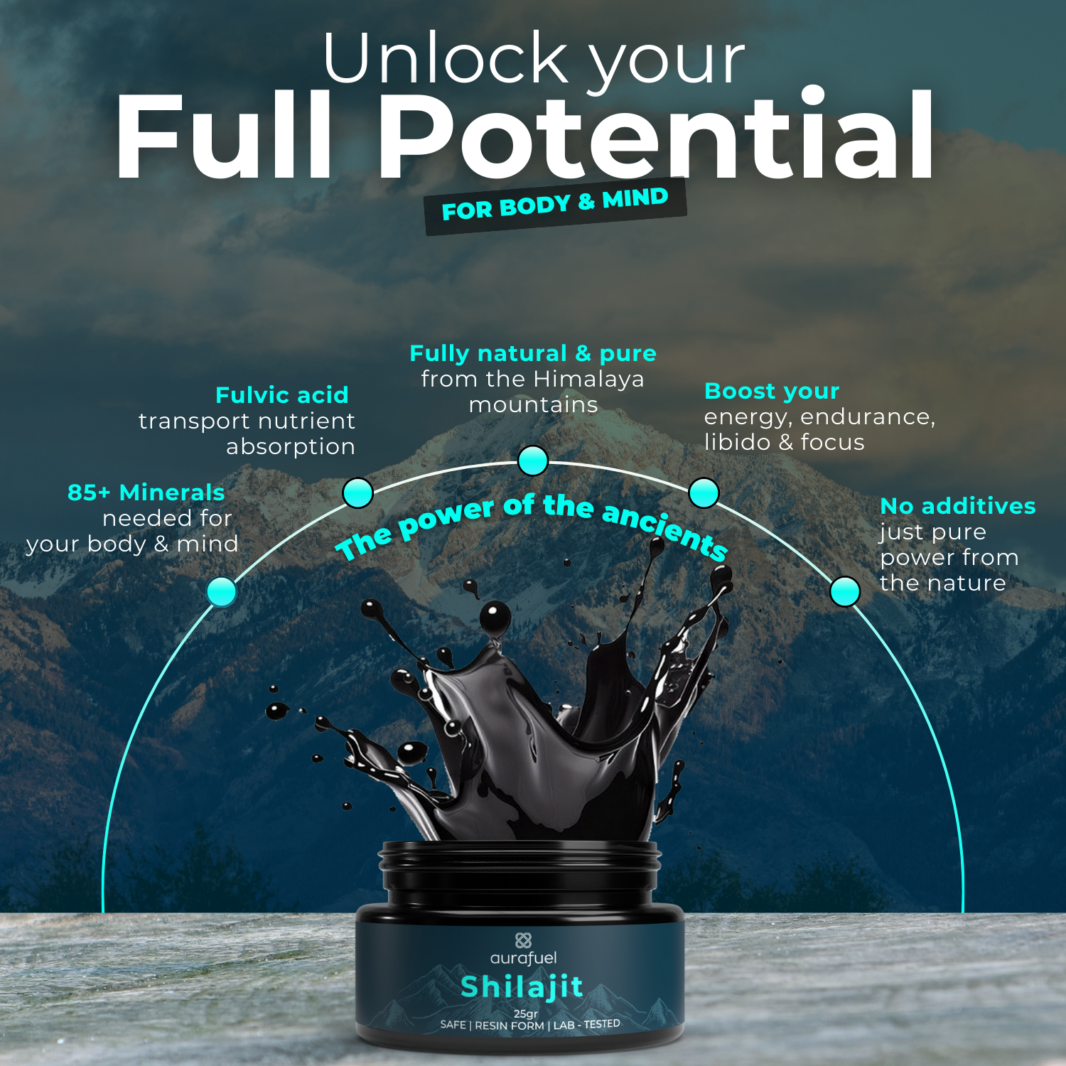 Shilajit Premium - 100% pure & authentic - 25 g